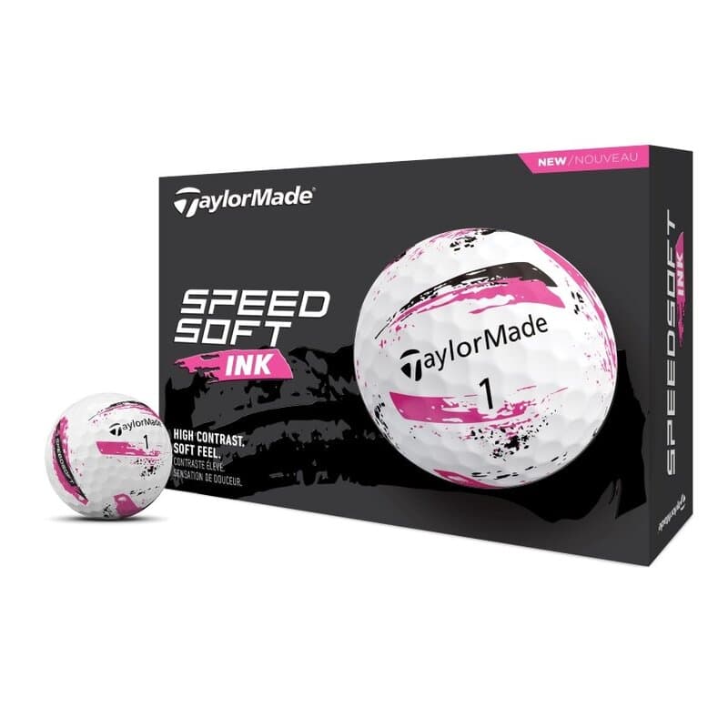 TaylorMade SpeedSoft ink Pink golfbal