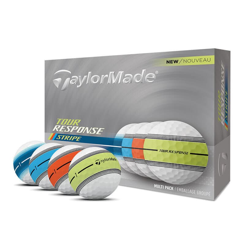 TaylorMade Tour Response Stripe Multi golfballen
