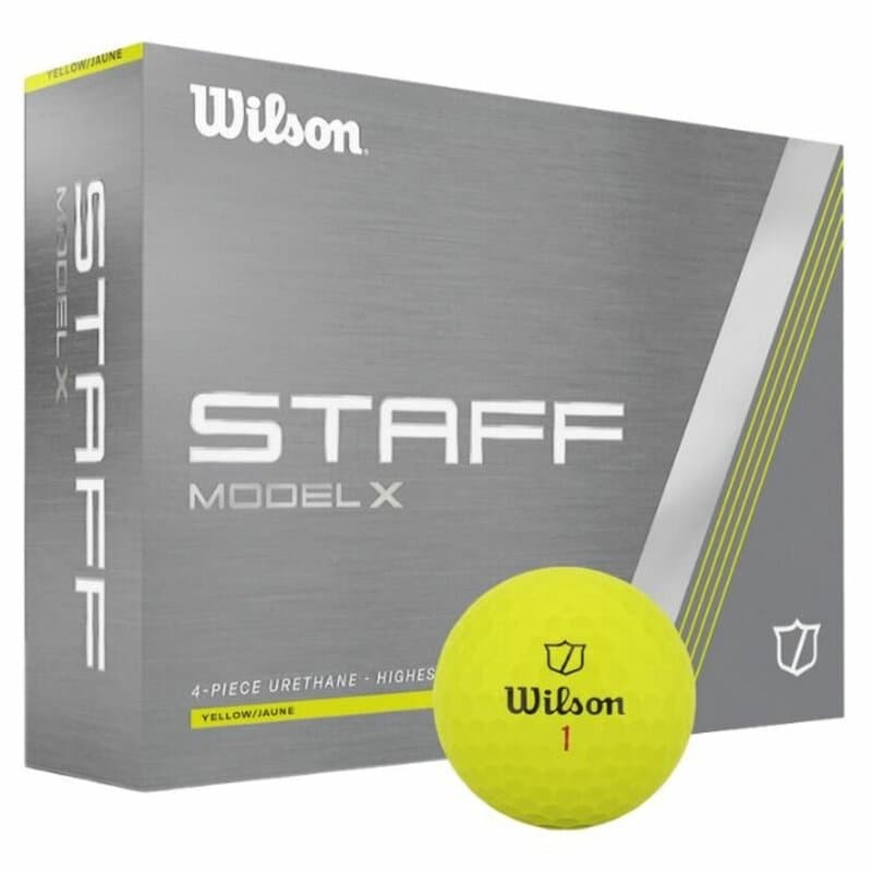 Wilson Staff Model X golfbal geel