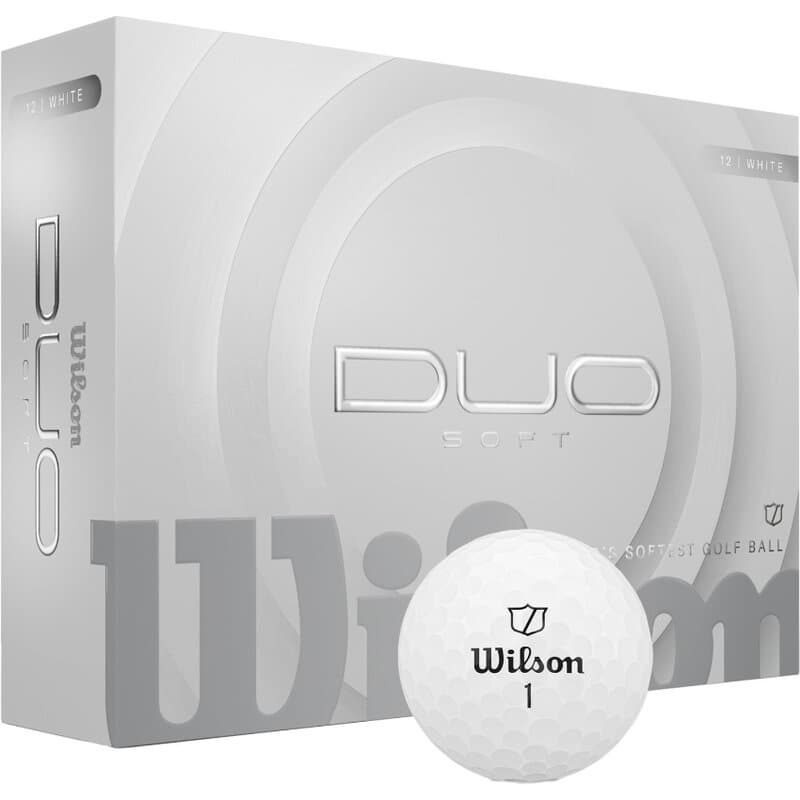 Wilson Duo Soft golfbal wit