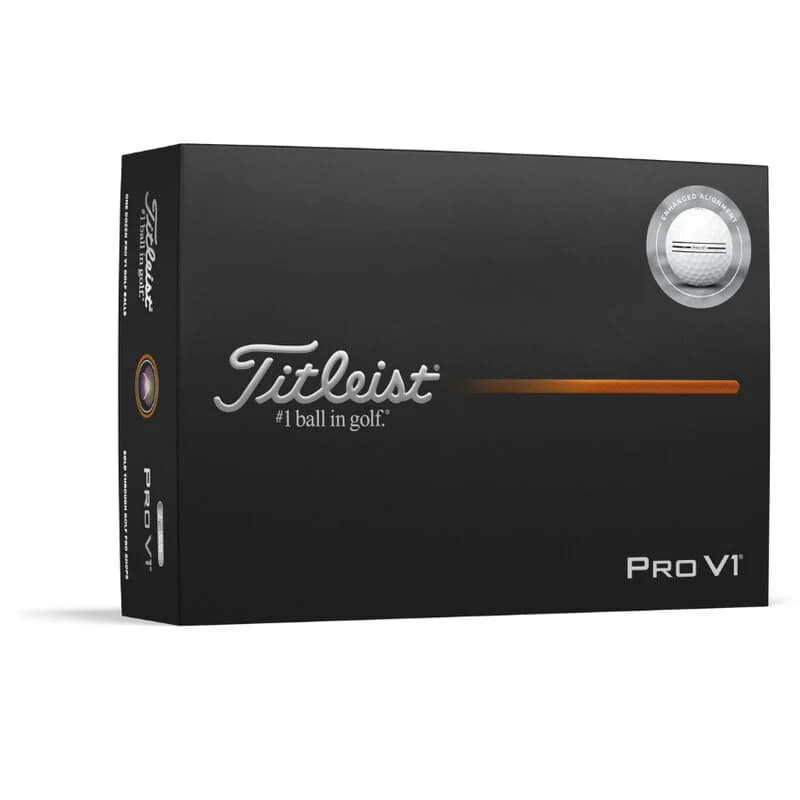 Titleist Pro V1 Enhanced Alignment Golfbal Wit