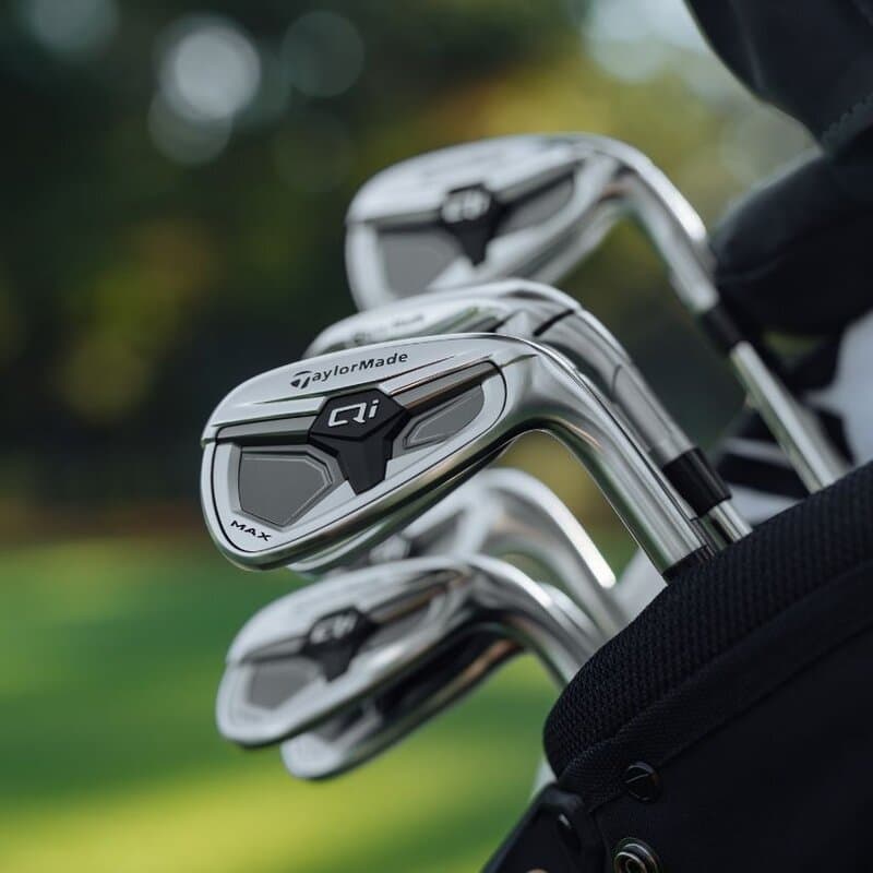 TaylorMade Qi Max IJzerset staal rechts
