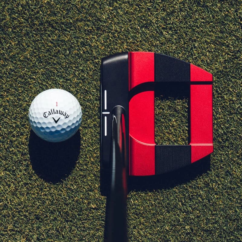 Odyssey Square 2 Square Tri-Hot Jailbird Putter Rechts