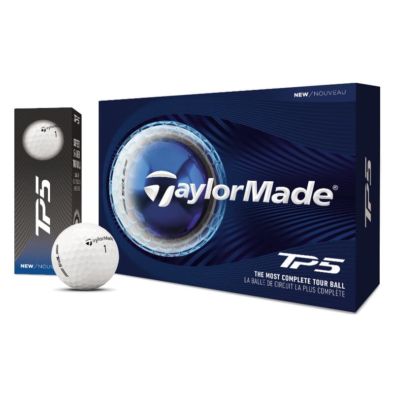 TaylorMade TP5 2026 golfbal wit