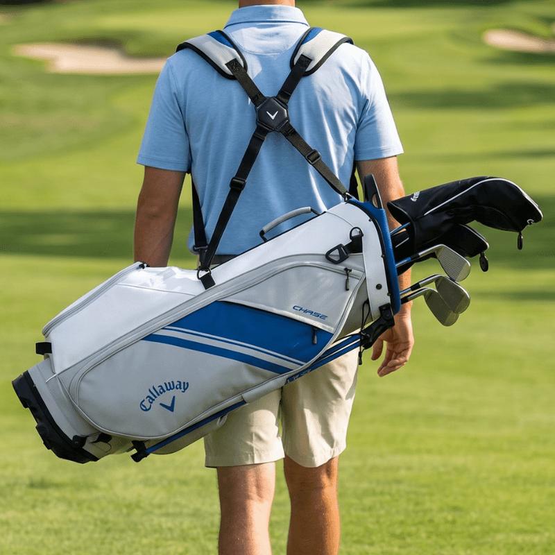 Callaway Chase Stand Bag wit zilver