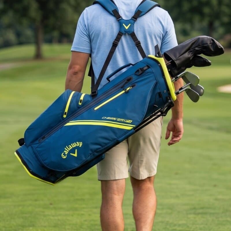 Callaway Chase Dry Stand Bag navy geel