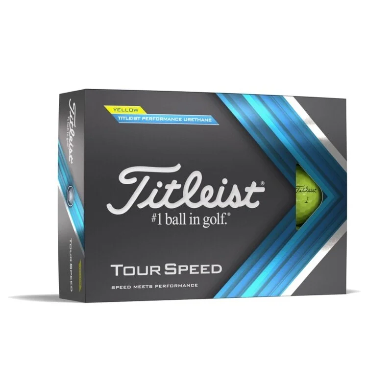 Titleist Tour Speed Golfbal Geel
