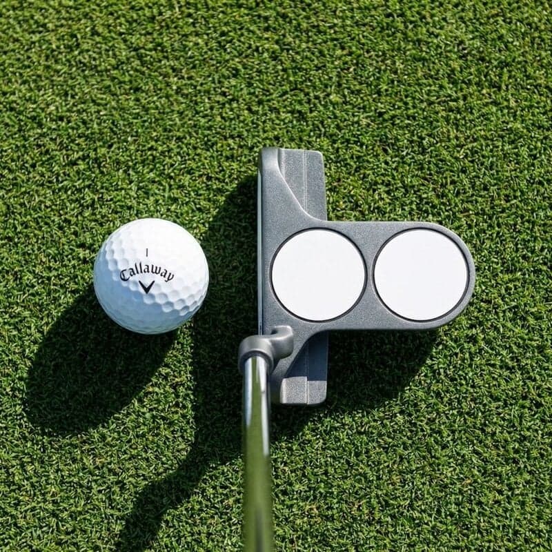 Odyssey DFX 2-ball Blade Crank Hosel Putter