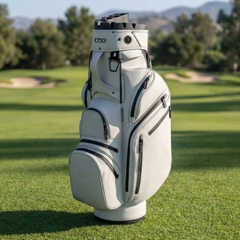 Big Max Golf Big Max Dri Lite Silencio Prime Cart Bag off white