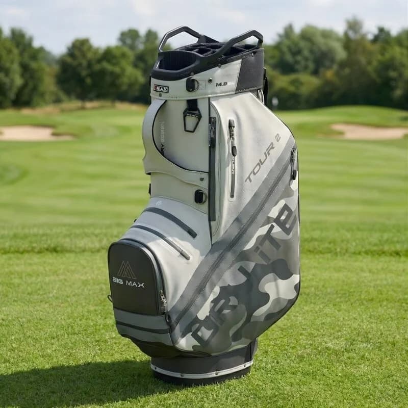 Big Max Golf Big Max Drilite Tour 2 Cart Bag grijs camo