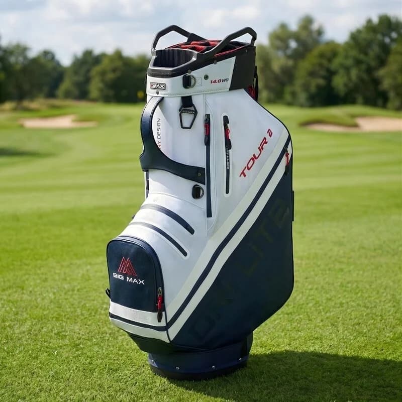 Big Max Golf Big Max Drilite Tour 2 Cart Bag wit rood