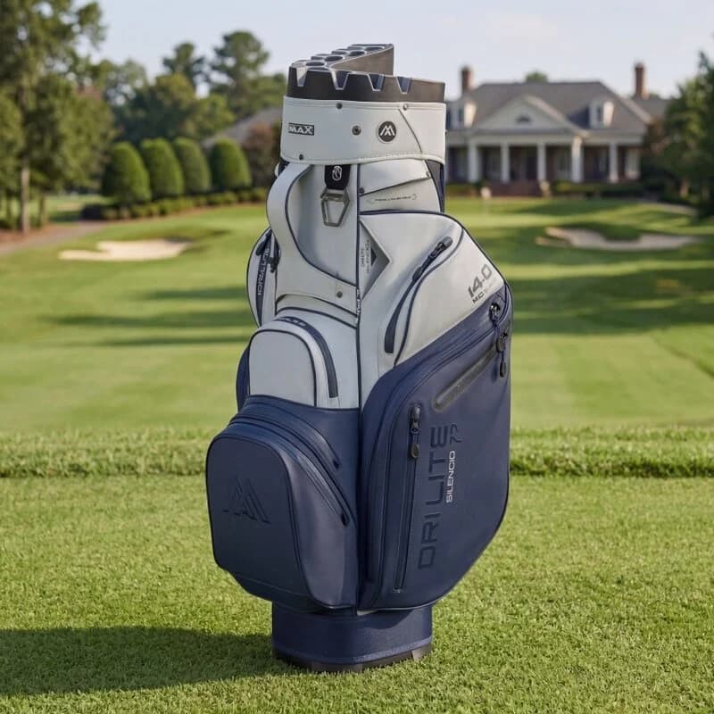Big Max Golf Big Max Dri Lite Silencio 3 Cart Bag navy