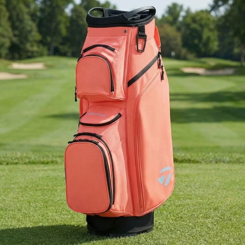 TaylorMade Cart Lite Cart Bag Coral