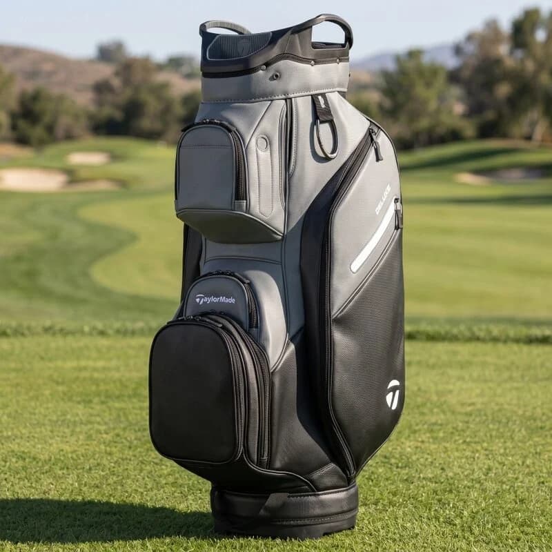 TaylorMade Deluxe Cart Bag zwart grijs