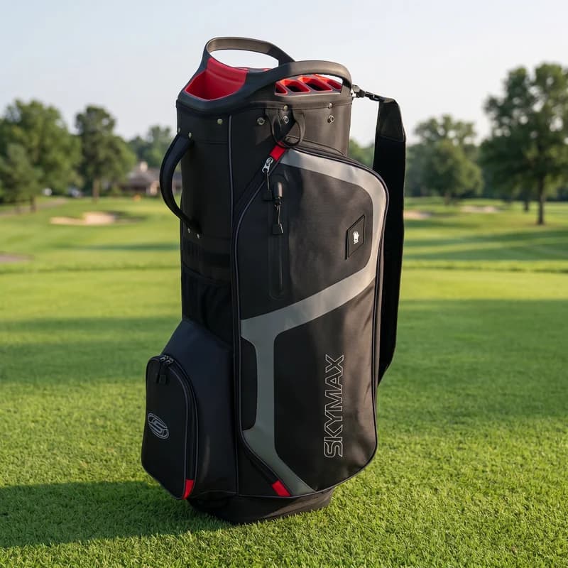 Skymax Cart Bag 9,5 inch zwart rood