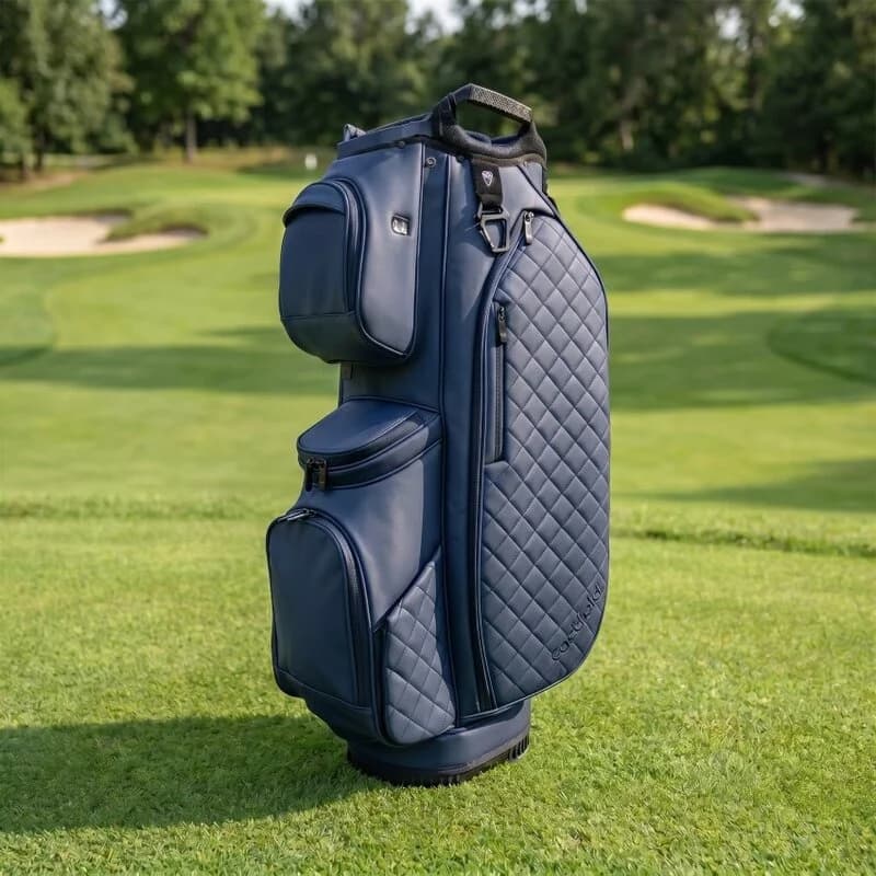 Fastfold Elegance Diamond Cart Bag Ultra Dry Navy