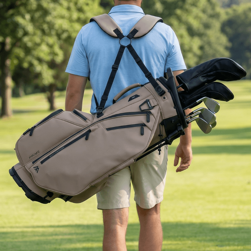 Big Max Golf Big Max Dri Lite Hybrid Prime Stand bag taupe