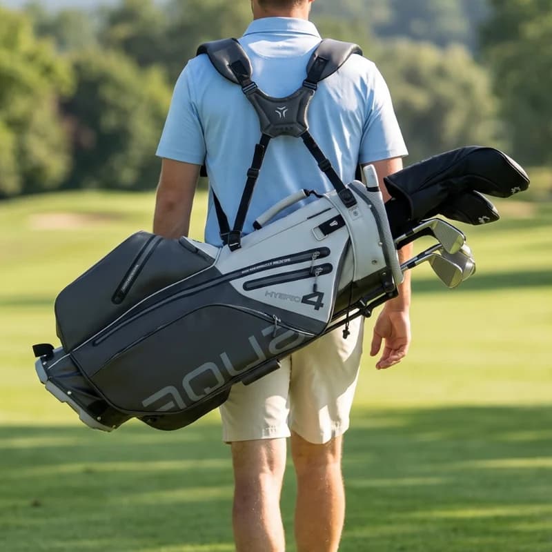 Big Max Golf Big Max Aqua Hybrid 4 Stand Bag grijs
