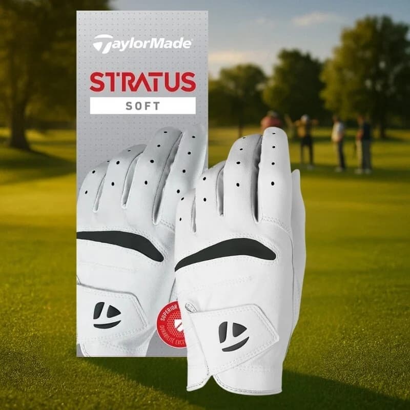 TaylorMade Stratus Soft golfhandschoen wit