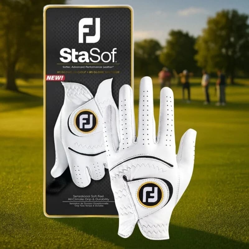 Footjoy StaSof golfhandschoen wit